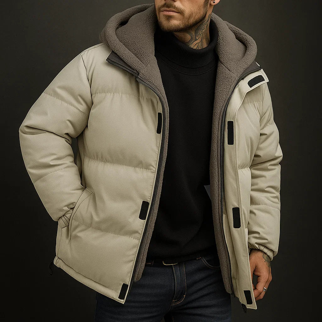 Veste d’Hiver Polaire en Coton